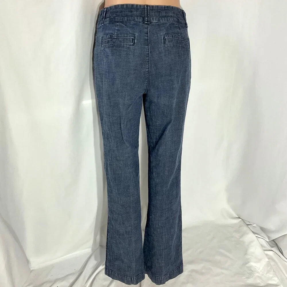 Coldwater Creek Size 6 Trouser Style Denim Jeans Womens